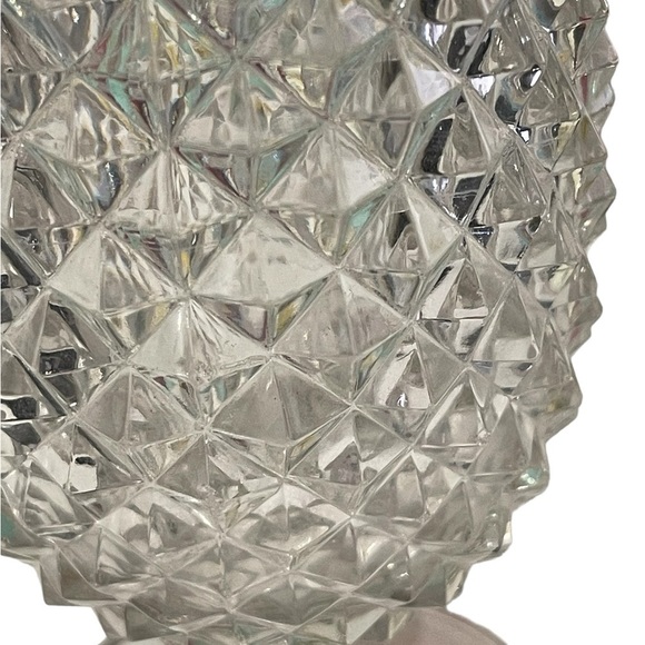 EAPG Sawtooth Diamond Hobnail Pressed Glass spooner 5 1/2 inches - Picture 4 of 9